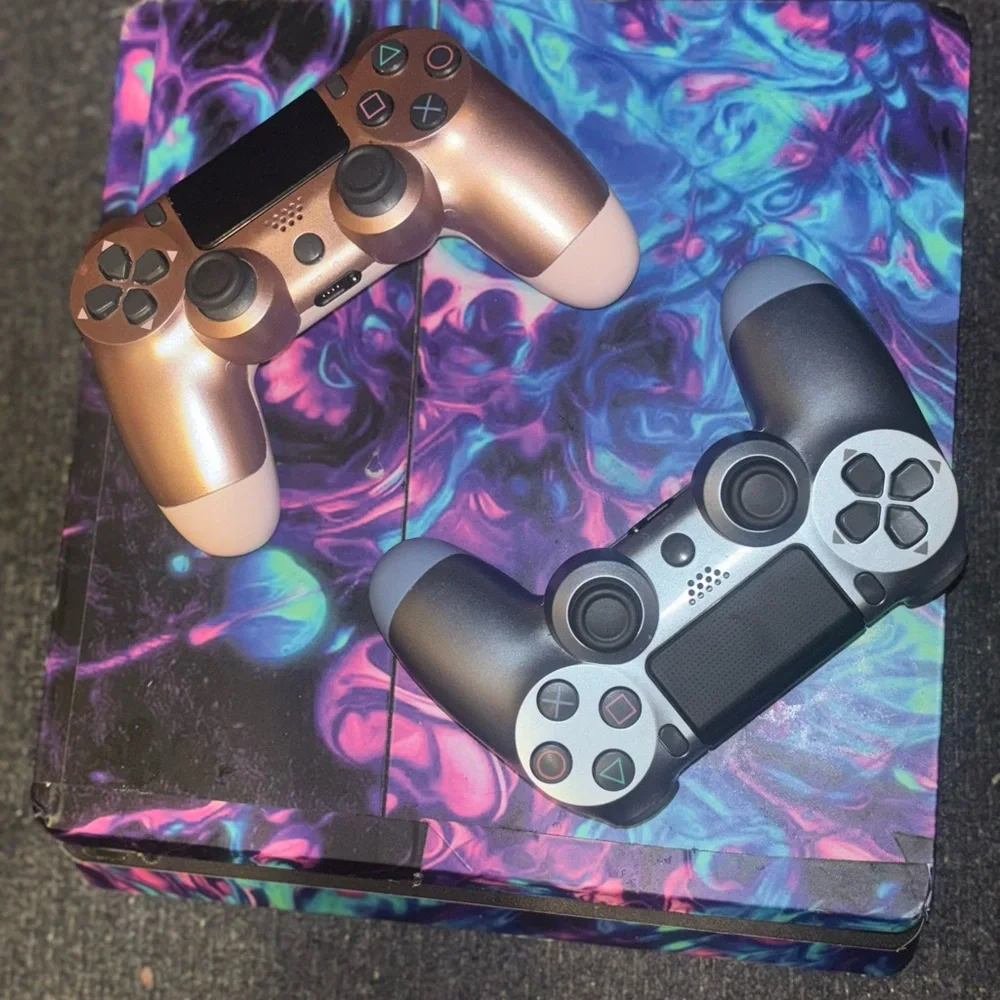 Sony DualShock Controllers - Copper and Gray